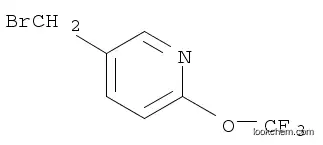 Molecular Structure of 1211584-72-3 (Pyridine, 5-(bromomethyl)-2-(trifluoromethoxy)-)